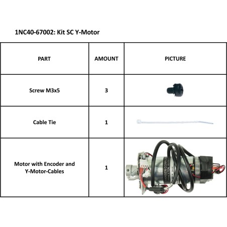 KIT Y MOTOR, CUTTING HEAD