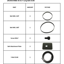 Y LONG BELT 54 CUTTER