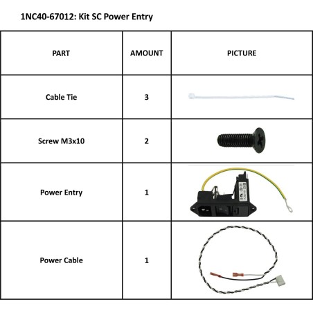 Assy, Power entry SummaCut