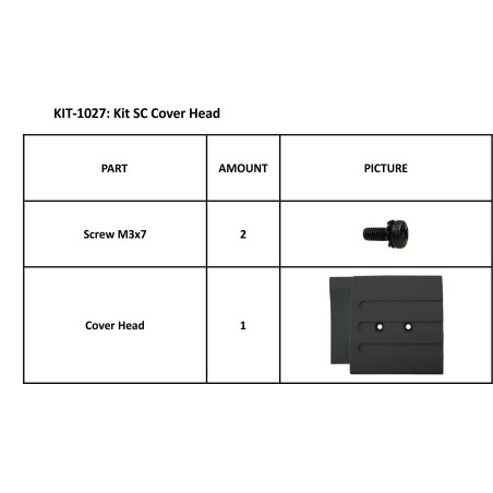KIT 1027 - Tapa cabezal Summacut
