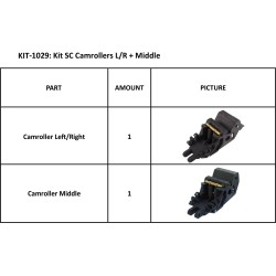 KIT CAMROLLERS L/R+MIDDLE