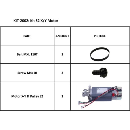 KIT 2002 - S3 X/Y MOTOR