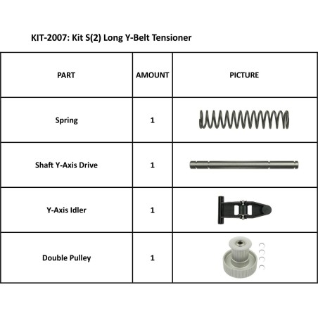 KIT 2007 - TENSOR DE CORREA LARGO Y PARA S2