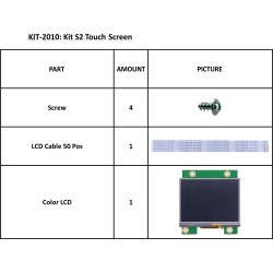 Écran tactile KIT-2010 pour traceur Summa S2 – Pièce d'origine