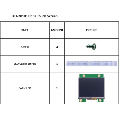 KIT 2010 - S2 TOUCH SCREEN