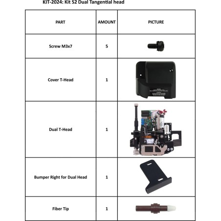 KIT S2 DUAL TANGENTIAL HEAD