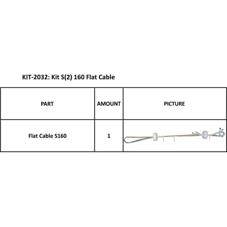 KIT S2+S3 160 FLATCABLE