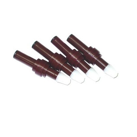 Rotulador fibra negro 4 Unidades