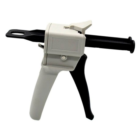 Bicomponent dispenser gun