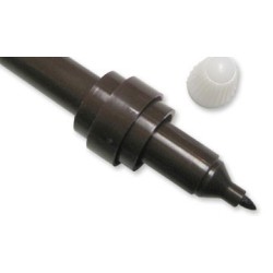 Rotulador fibra negro 4 Unidades 