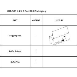 Kit embalaje S One D60
