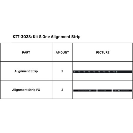 Kit regla adesiva alinear materiais