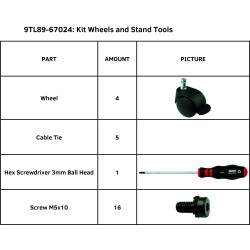 Kit ruedas de stand