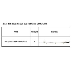 Kit flatcables S160T OPOS CAM