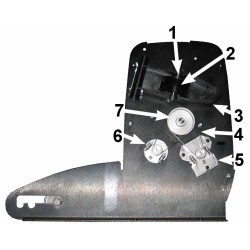 Motor eje X e Y  con encoder cortadoras