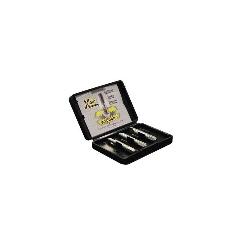 X-out juego de 3 extractores de tornillos