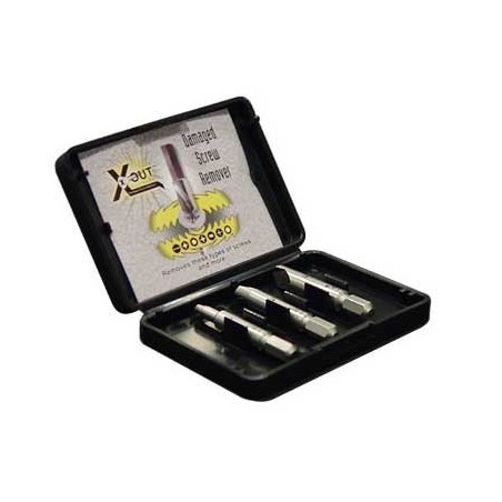 X-out juego de 3 extractores de tornillos
