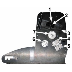Motor eje X e Y  con encoder cortadoras